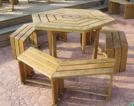 松木桌椅